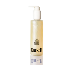 Skincare bottle labeled 'Ourself' on a white background