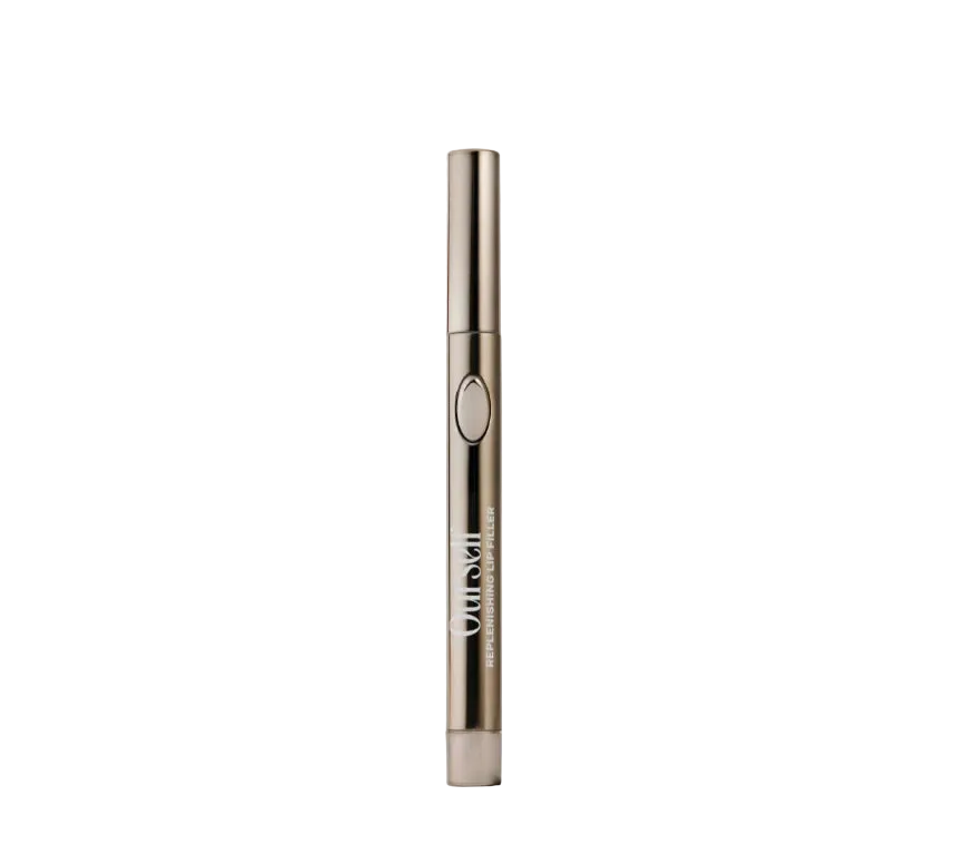 Metallic pen-like device with 'Ourself' branding on a white background