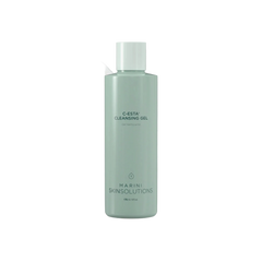Green bottle of C-Esta Cleansing Gel by Marini Skinsolutions on a white background