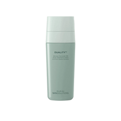 Skincare bottle labeled 'Duality' by Marini Skin Solutions on a white background with a Beauty Awards logo.