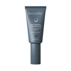 face reality bottle with age adaptive clearing serum title